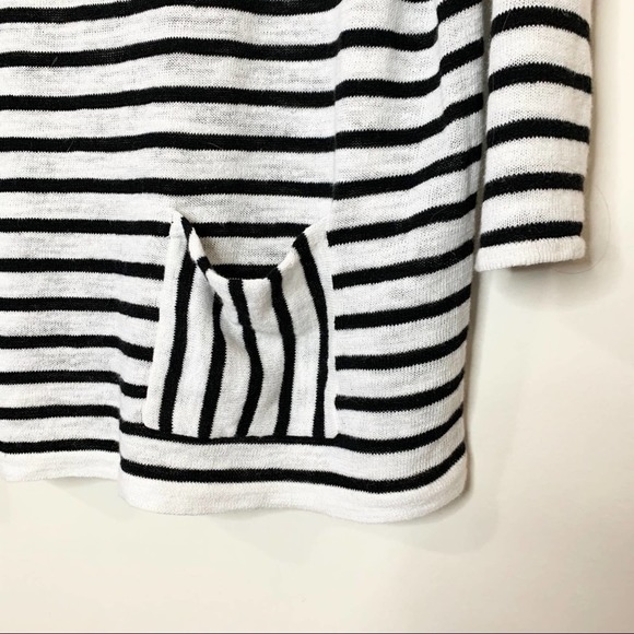 J. JILL Nautical Stripe Linen Blend Top - Picture 6 of 8